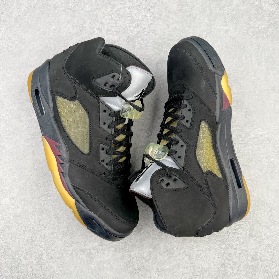  AMAMANIERE Air Jordan 5   AJ5  AMM  低筒  男鞋 休闲鞋 板鞋 复古篮球鞋 波鞋  黑色  FD1330-001