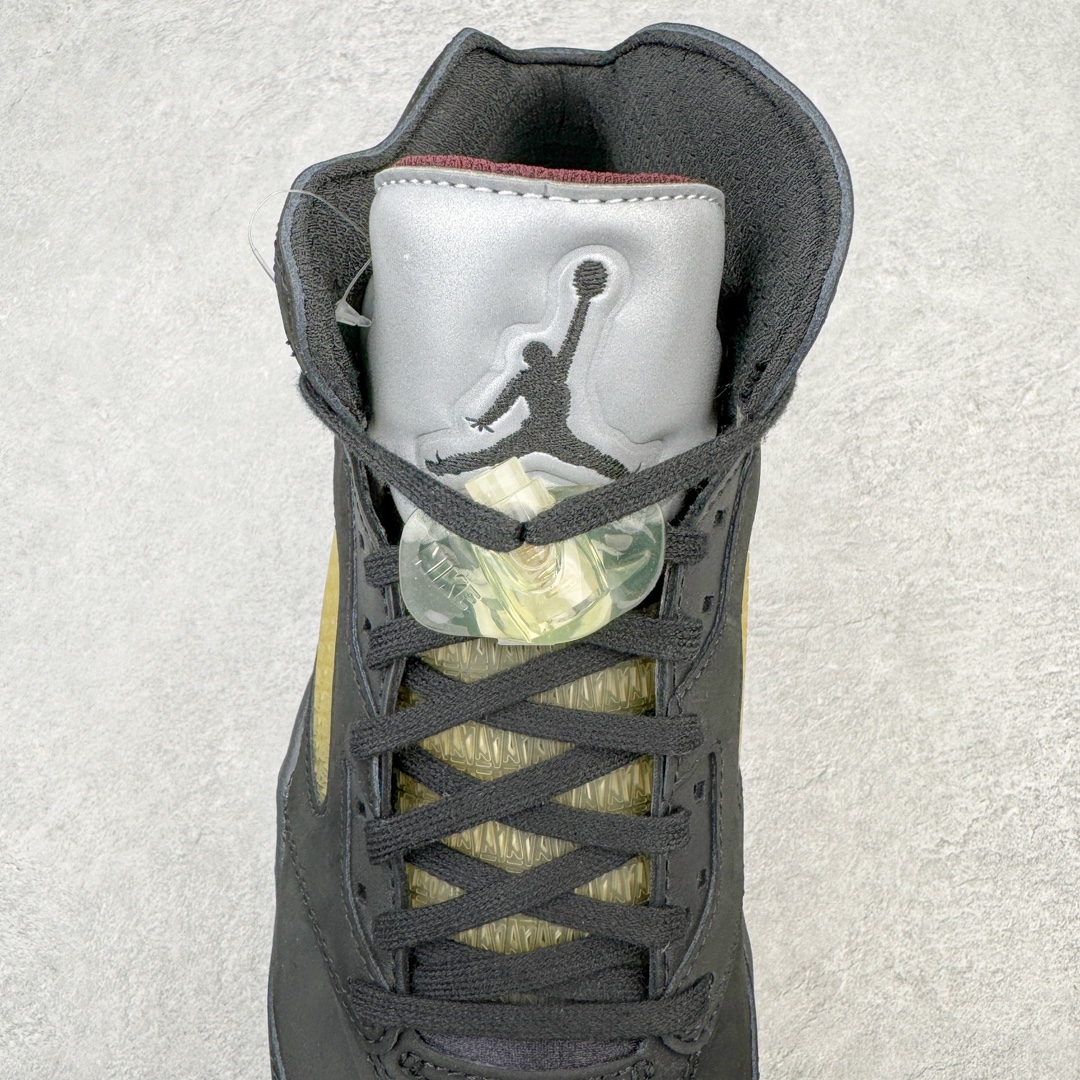  AMAMANIERE Air Jordan 5   AJ5  AMM  低筒  男鞋 休闲鞋 板鞋 复古篮球鞋 波鞋  黑色  FD1330-001