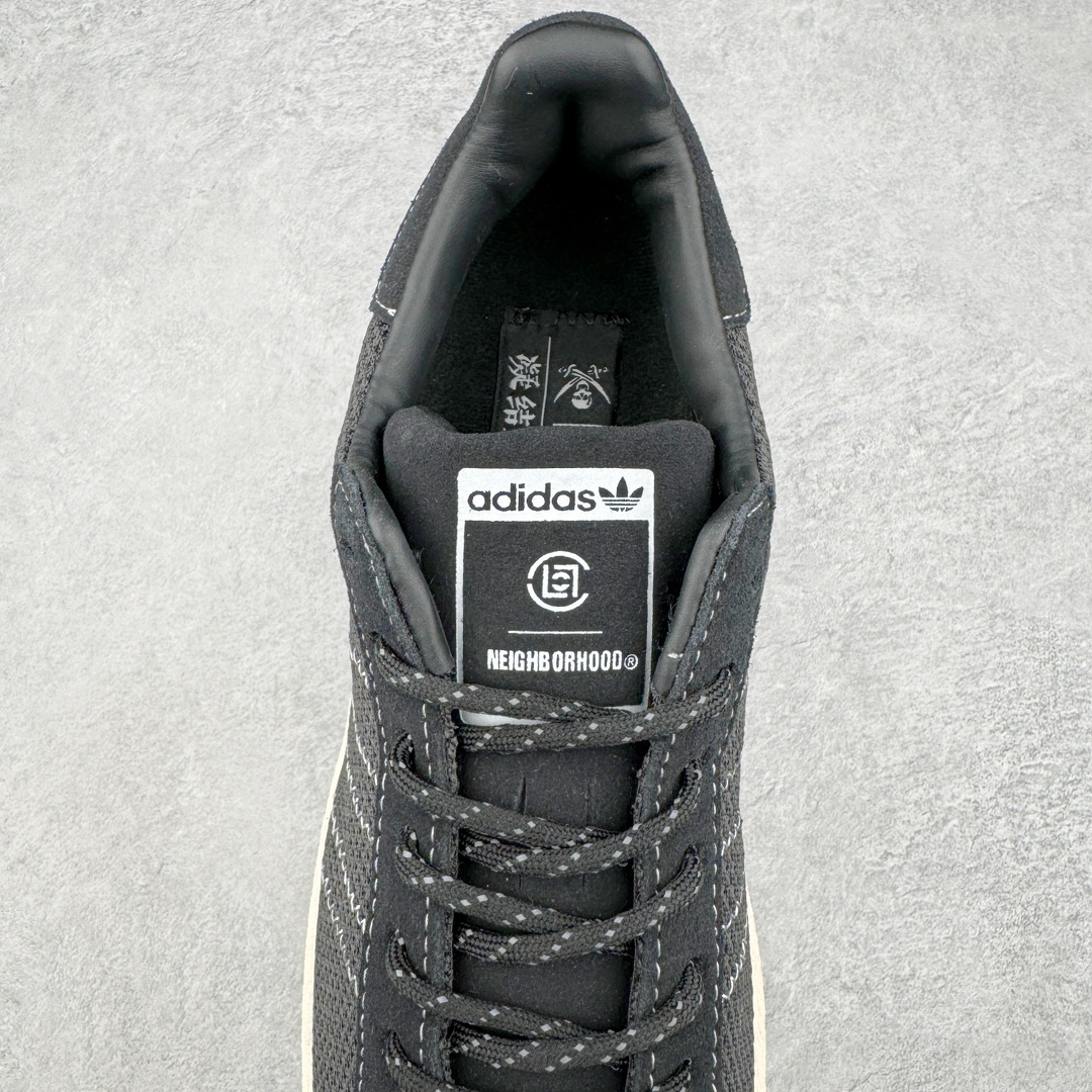  Neighborhood CLOT adidas  Superstar 低筒 复古板鞋 休闲鞋 男鞋 女鞋 凝结集团 黑色 IE8879