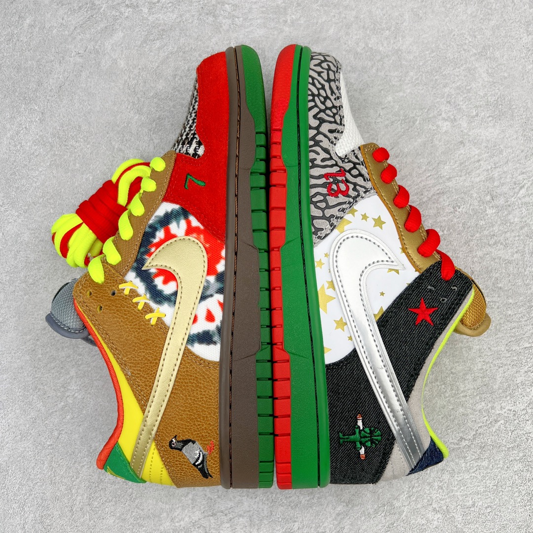  Nike Dunk SB Low What The 低筒 休闲鞋 板鞋 男鞋 女鞋 波鞋 鸳鸯彩色 慈善 2007 318403-141