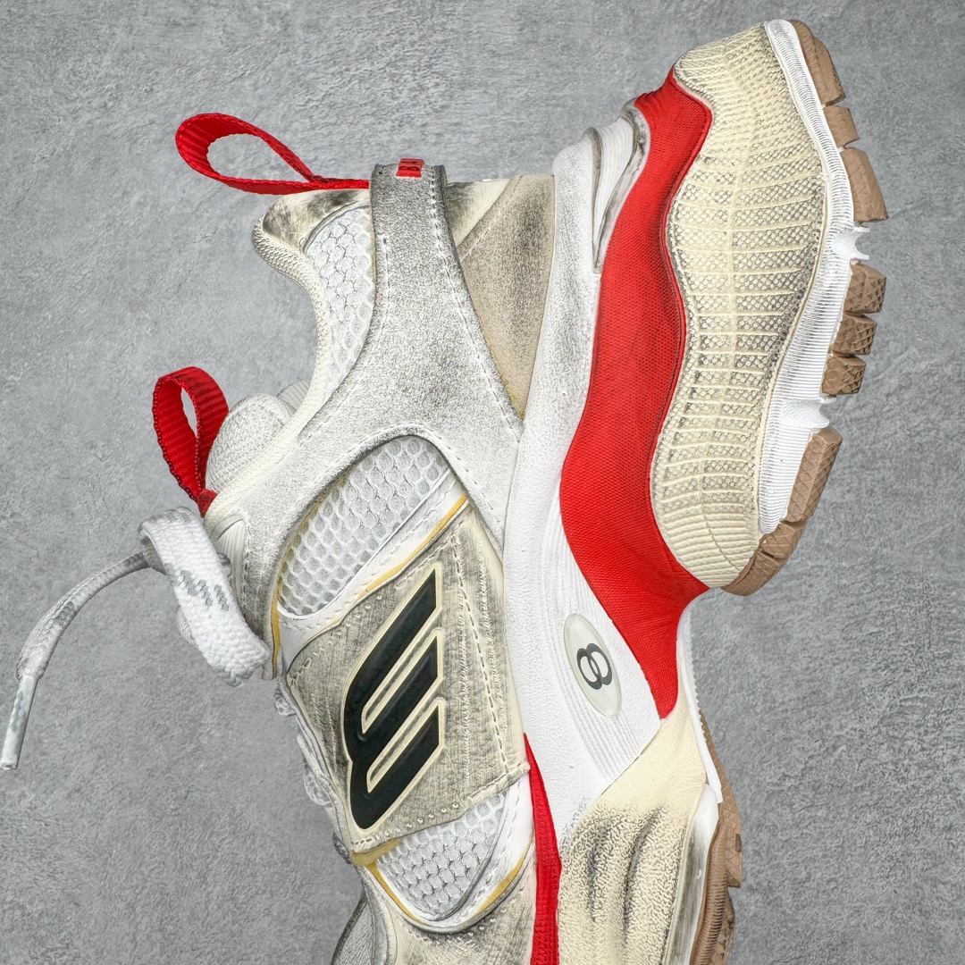 Balenciaga CARGO 巴黎世家  圆头系带 舒适百搭 老爹鞋 运动 复古板鞋 休闲鞋 男鞋 女鞋 白红  （版型偏大一码）