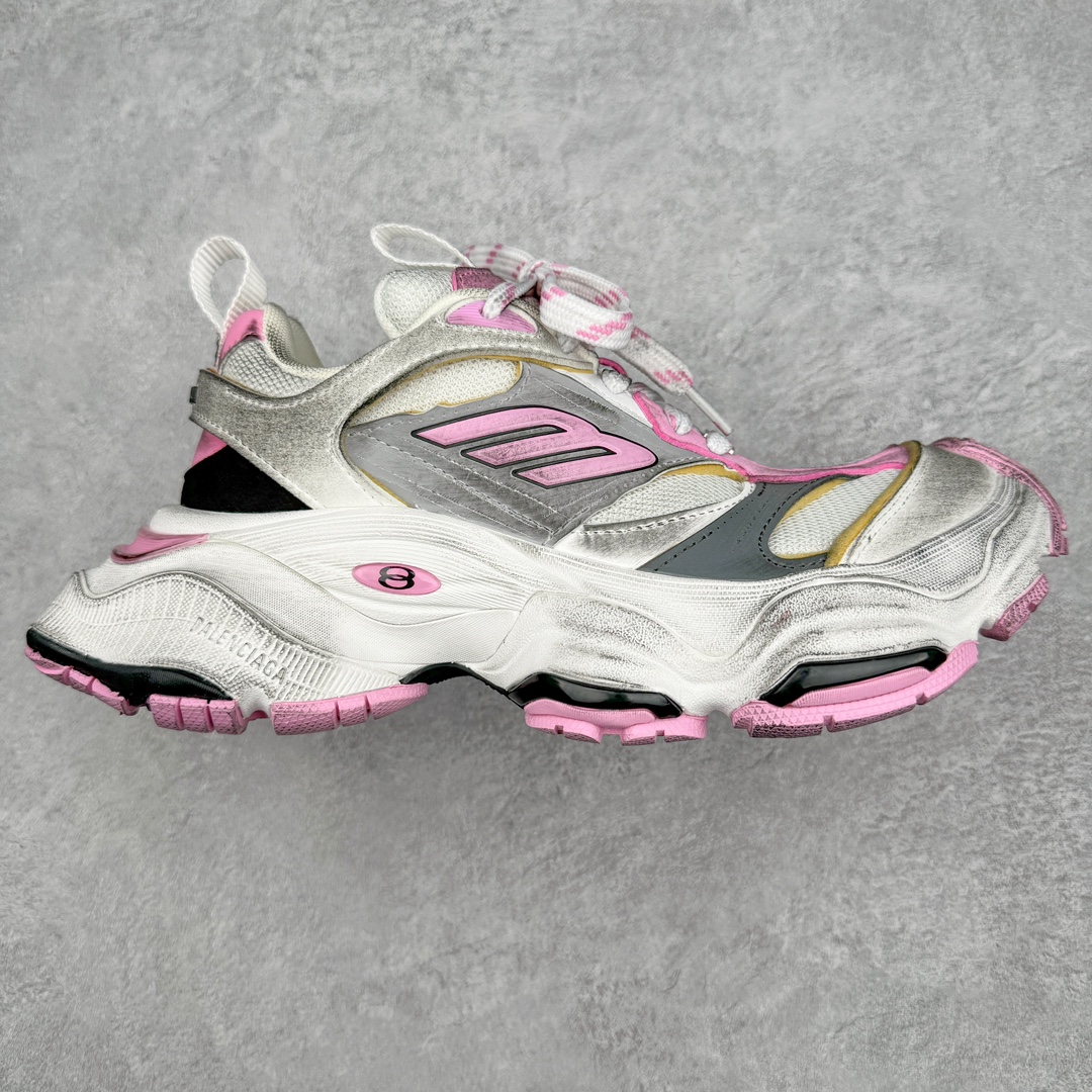 Balenciaga CARGO 巴黎世家  圆头系带 舒适百搭 老爹鞋 运动 复古板鞋 休闲鞋 男鞋 女鞋 白粉 （版型偏大一码）