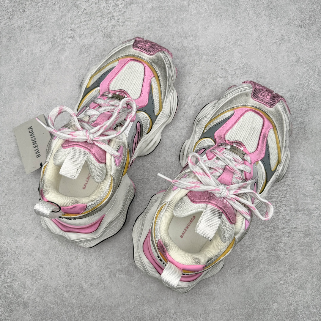 Balenciaga CARGO 巴黎世家  圆头系带 舒适百搭 老爹鞋 运动 复古板鞋 休闲鞋 男鞋 女鞋 白粉 （版型偏大一码）