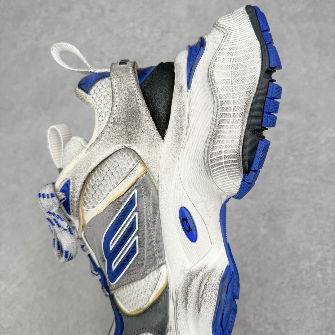  Balenciaga CARGO 巴黎世家  圆头系带 舒适百搭 老爹鞋 运动 复古板鞋 休闲鞋 男鞋 女鞋 白蓝（版型偏大一码）