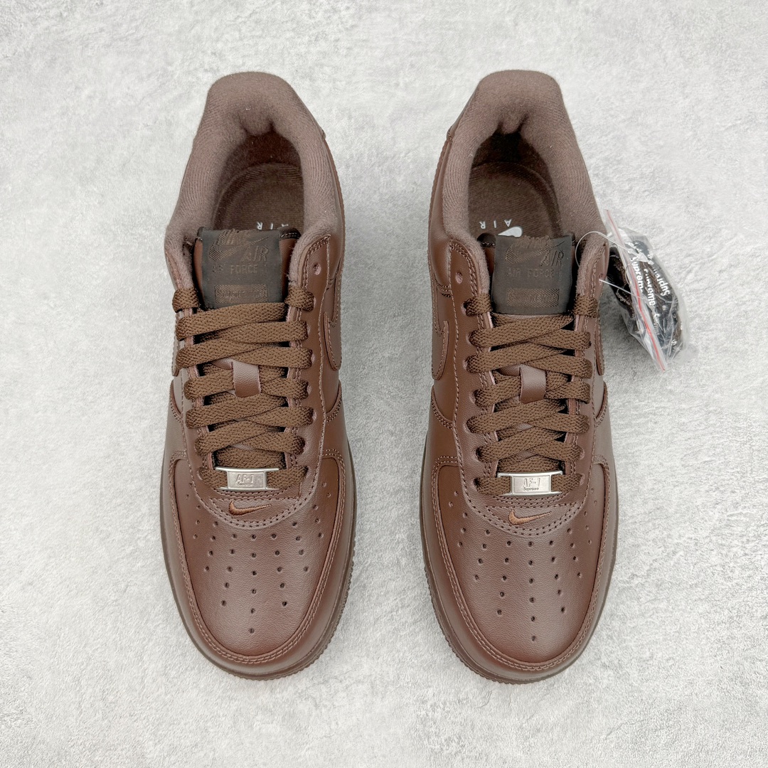  Supreme Air Force 1 Low Baroque Brown  低筒 休闲鞋 板鞋 男鞋 女鞋 波鞋  棕色 CU9225-200