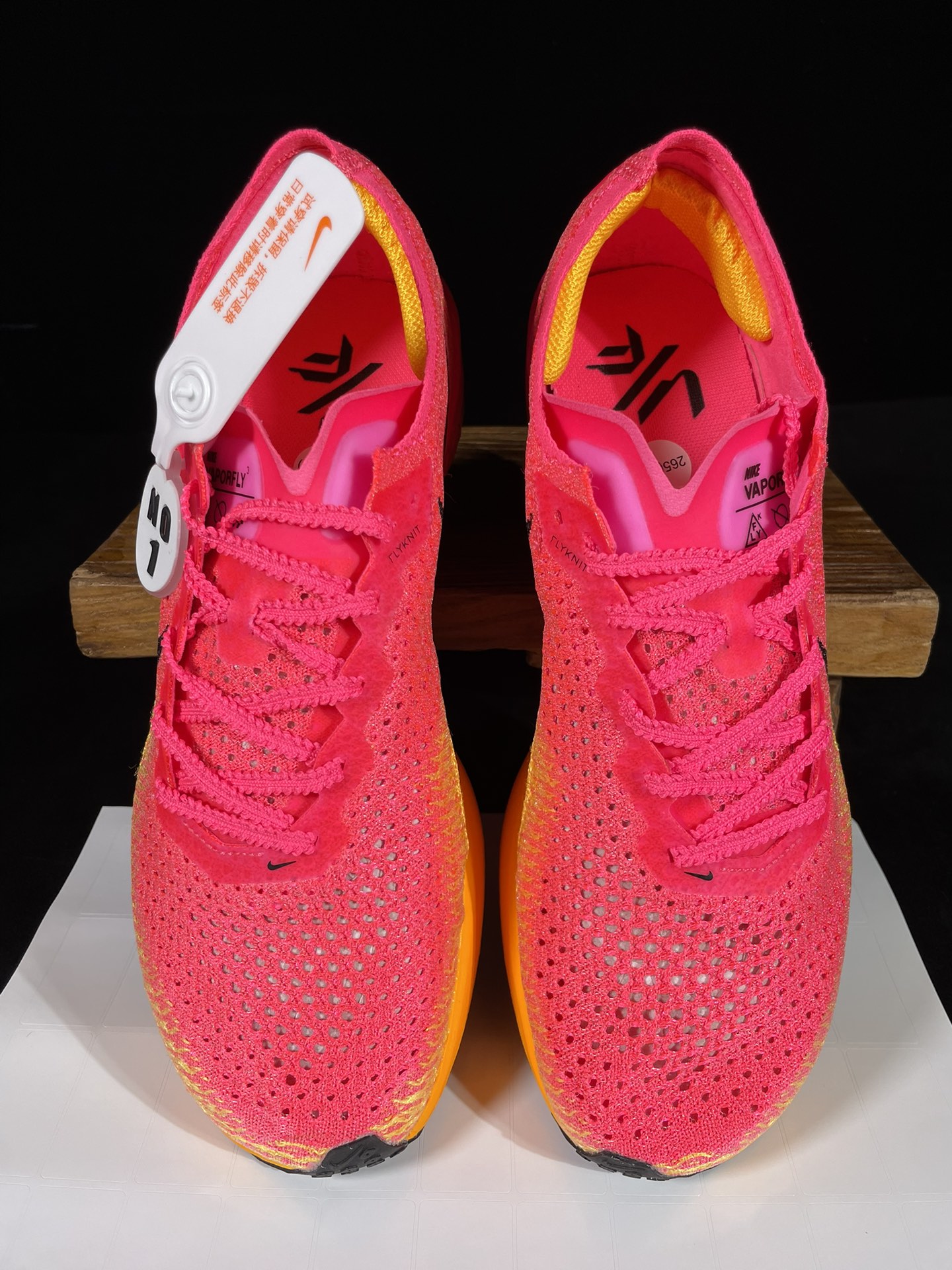  TOP ZoomX Vaporfly Next% 3 Orange Neon  破2 三代  全碳板  低筒 减震防滑 运动鞋 跑步鞋 男鞋 女鞋 波鞋 黄粉DV4129-600