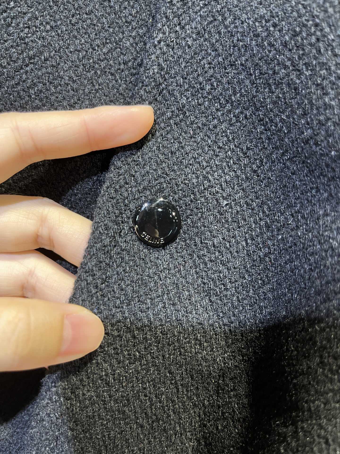 CELINE 赛琳 FW21 大C字母 Logo 学院风 棒球服  宽松 长袖 外套 羊毛 牛皮 皮衣 黑白 2V56D896C-38NO