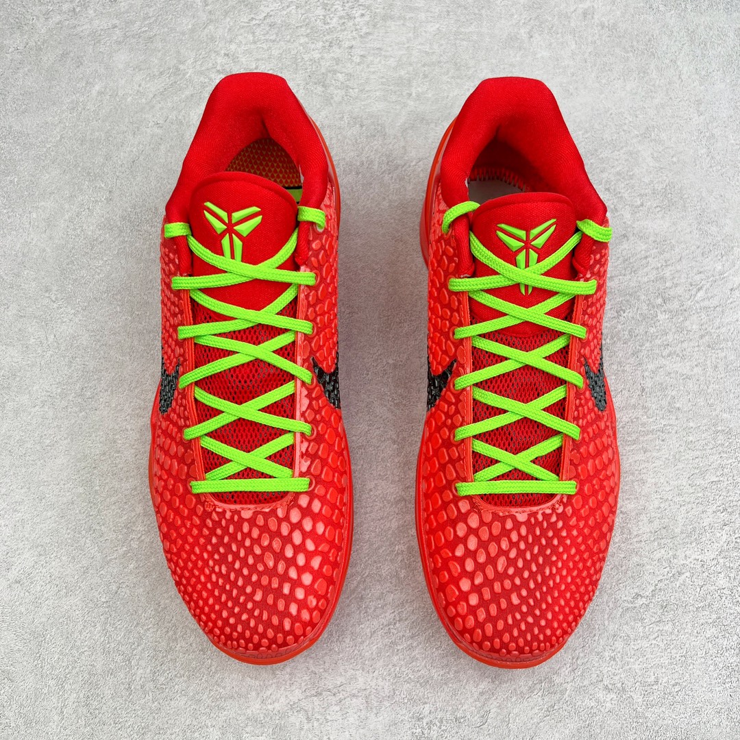 滅世純原 KOBE6 Reverse Grinch  反轉青蜂俠 科比 6   前後氣墊 籃球鞋 實戰鞋 真碳板 波鞋 球鞋 波鞋 男鞋 红色 FV4921-600
