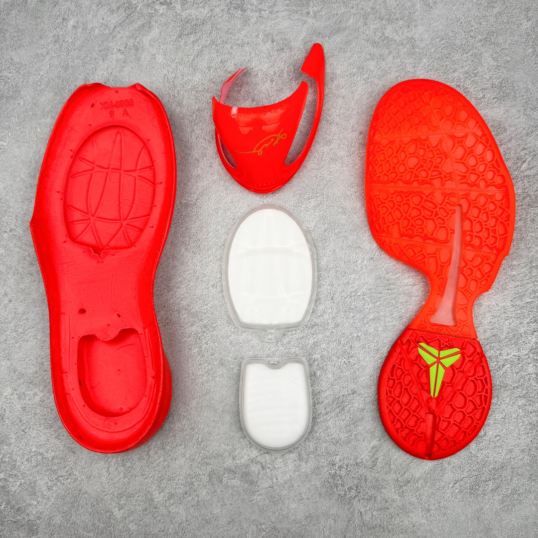 滅世純原 KOBE6 Reverse Grinch  反轉青蜂俠 科比 6   前後氣墊 籃球鞋 實戰鞋 真碳板 波鞋 球鞋 波鞋 男鞋 红色 FV4921-600