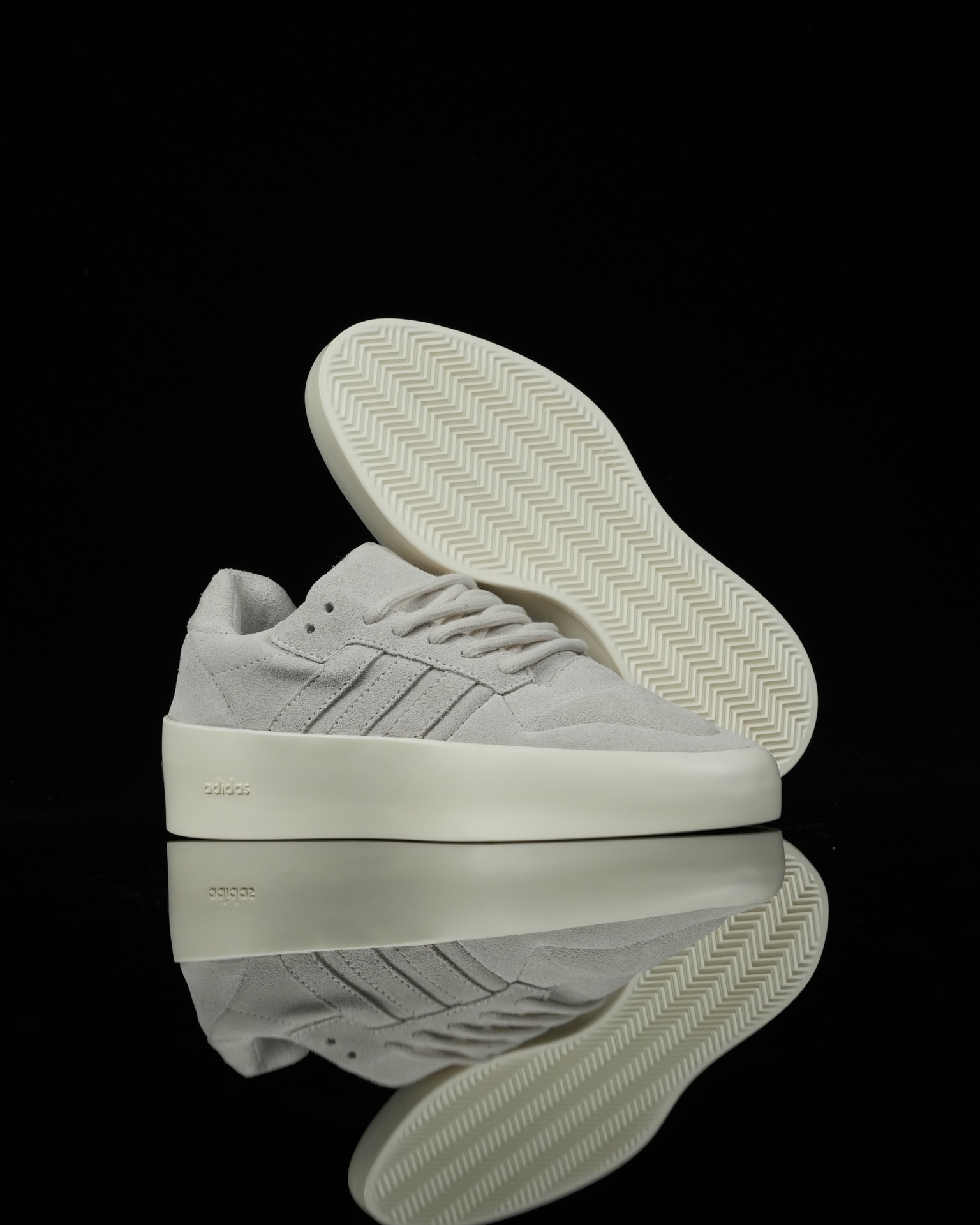 FEAR OF GOD FOG Adidas Athletics 86 Lo 联名款 低筒 复古板鞋 休闲鞋 男鞋 女鞋 浅灰 IE6215