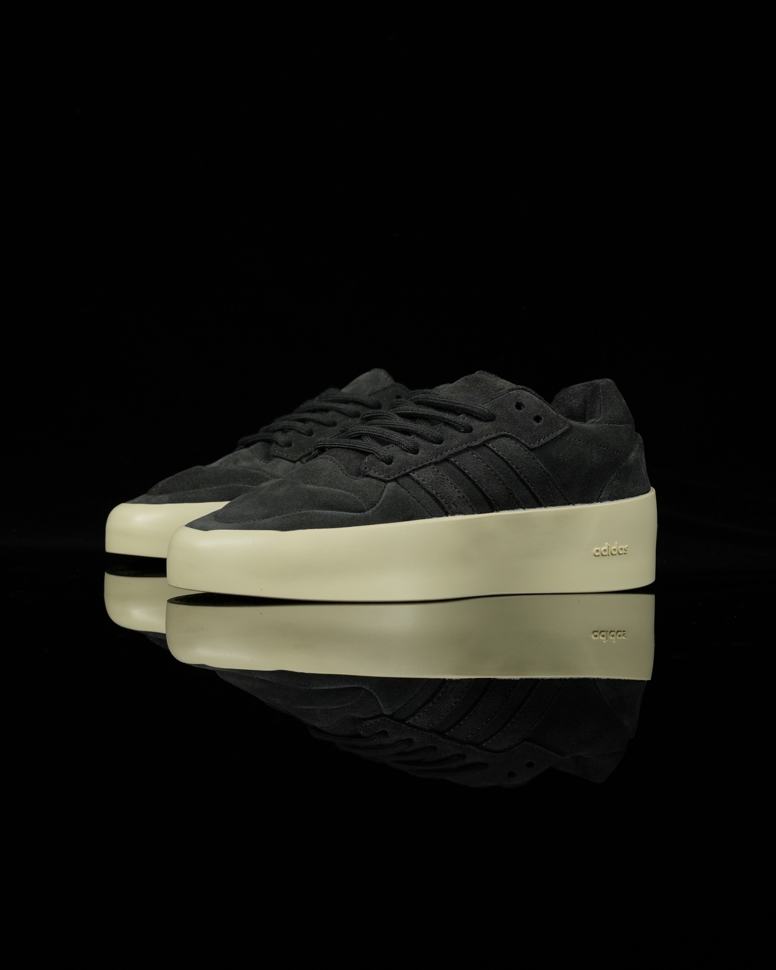  FEAR OF GOD FOG Adidas Athletics 86 Lo 联名款 低筒 复古板鞋 休闲鞋 男鞋 女鞋 黑色 IG6633