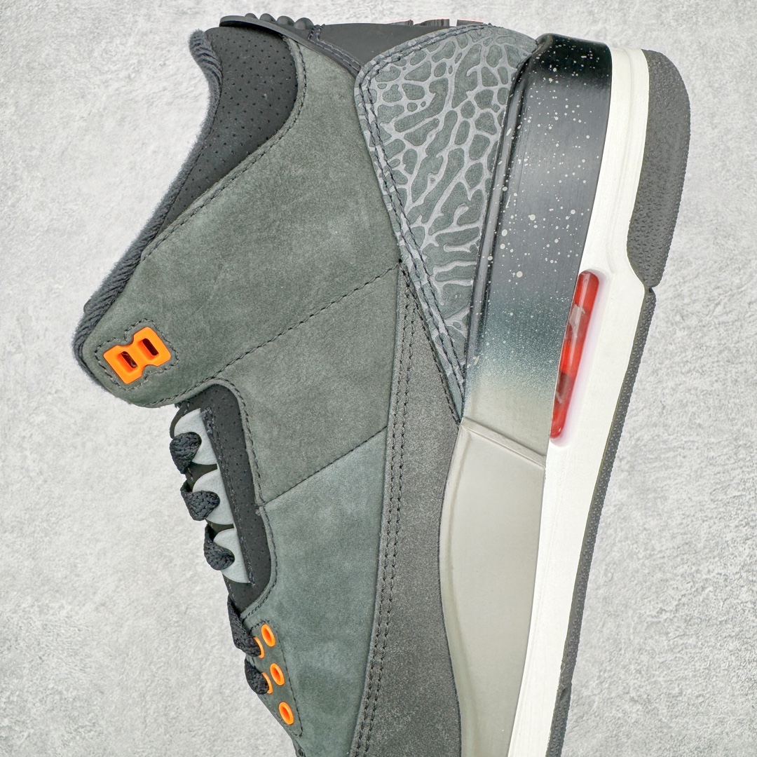  Air Jordan 3 Retro Fear AJ3 中筒 休闲鞋 篮球鞋 板鞋 男鞋 黑金 波鞋 恐惧 黑色 CT8532-080
