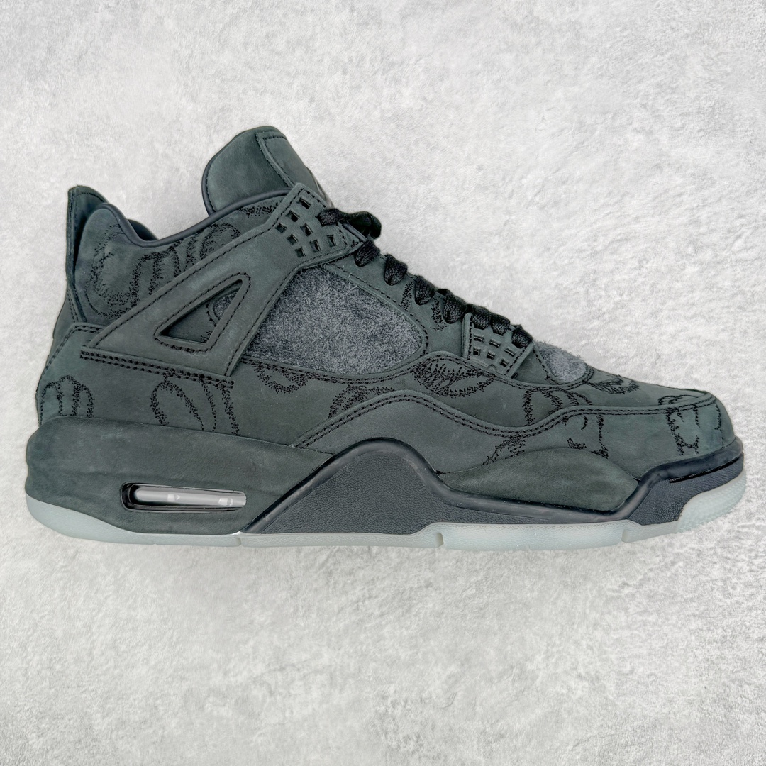  Kaws  Air Jordan 4 AJ4 Retro  Black 夜光 低筒 男鞋 女鞋 籃球鞋 板鞋 波鞋 黑色 930155-001