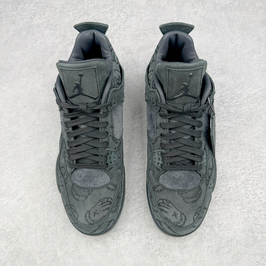  Kaws  Air Jordan 4 AJ4 Retro  Black 夜光 低筒 男鞋 女鞋 籃球鞋 板鞋 波鞋 黑色 930155-001