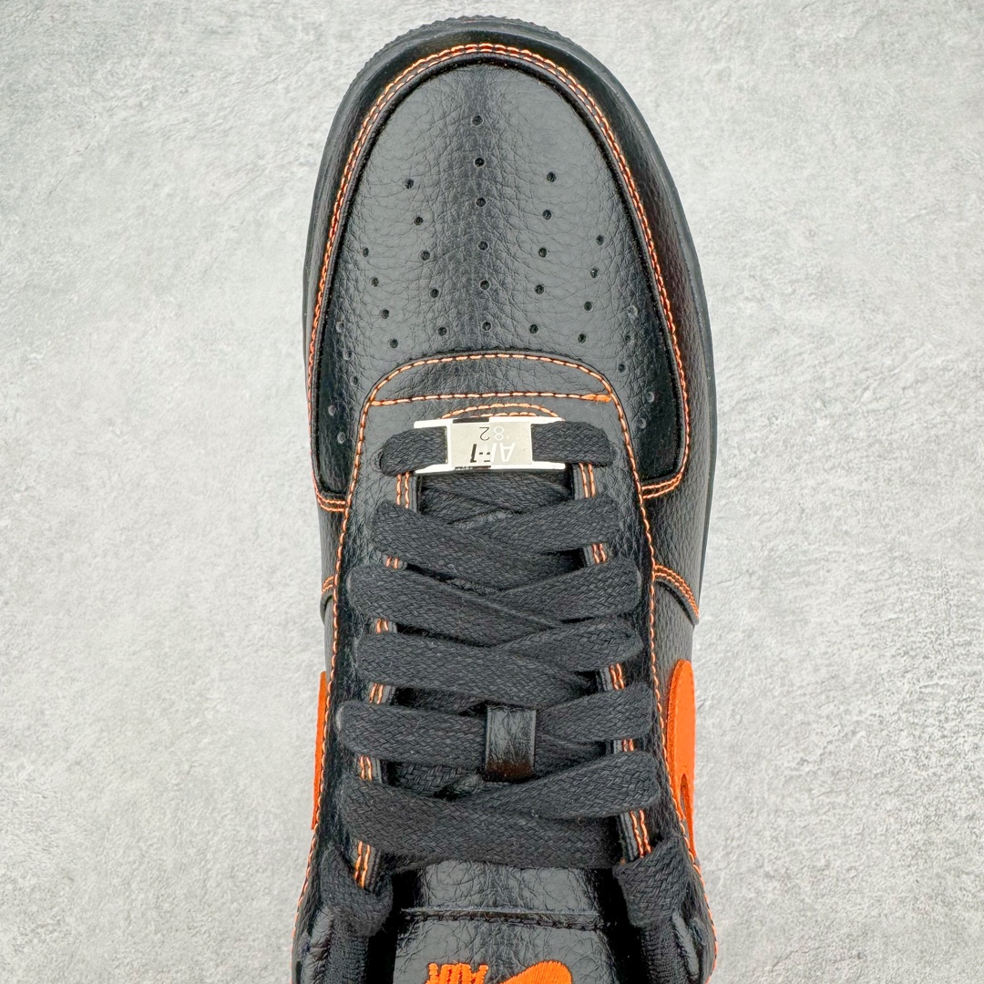  Top VLONE Air Force 1 Low Orang  低筒 防滑轻便 休闲鞋 板鞋 男鞋 女鞋 波鞋  黑橙 AA5360-001