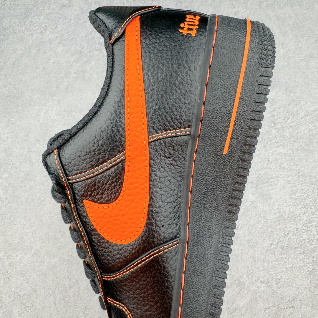  Top VLONE Air Force 1 Low Orang  低筒 防滑轻便 休闲鞋 板鞋 男鞋 女鞋 波鞋  黑橙 AA5360-001