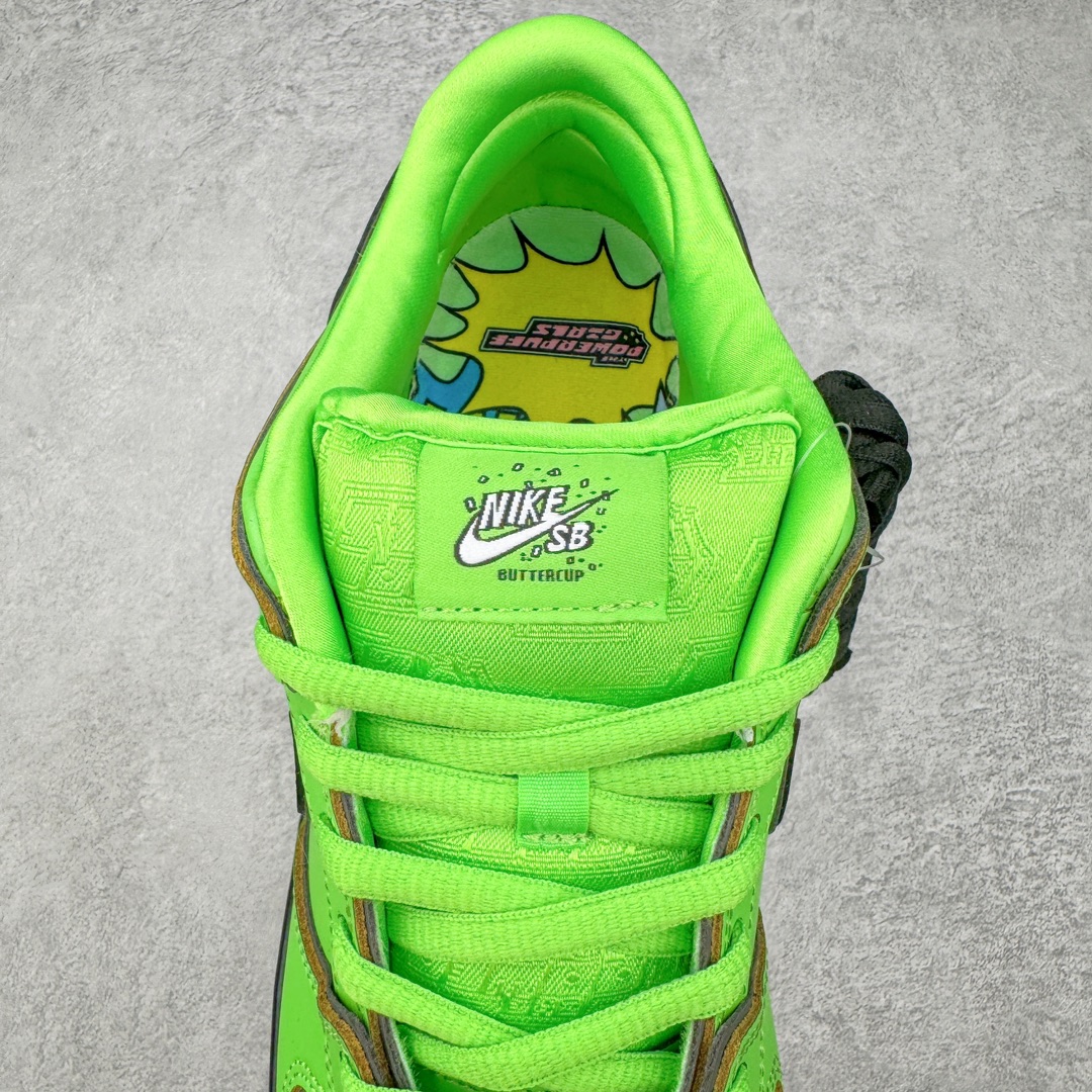 The Powerpuff Girls Dunk SB Low  低筒 休闲鞋 板鞋 波鞋 男鞋 女鞋 波鞋  飞天小女警联名 绿色 FD8319-300