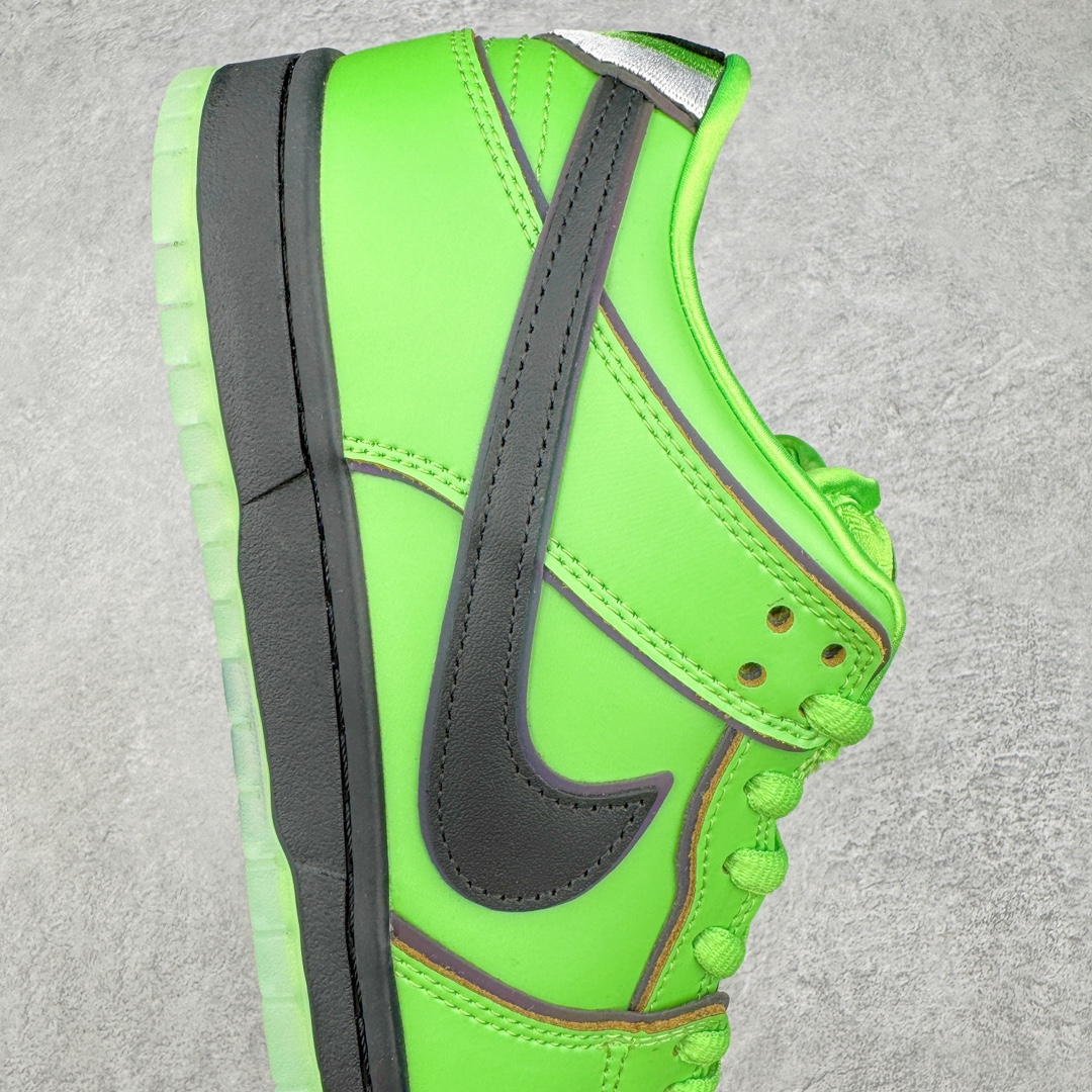  The Powerpuff Girls Dunk SB Low  低筒 休闲鞋 板鞋 波鞋 男鞋 女鞋 波鞋  飞天小女警联名 绿色 FD8319-300