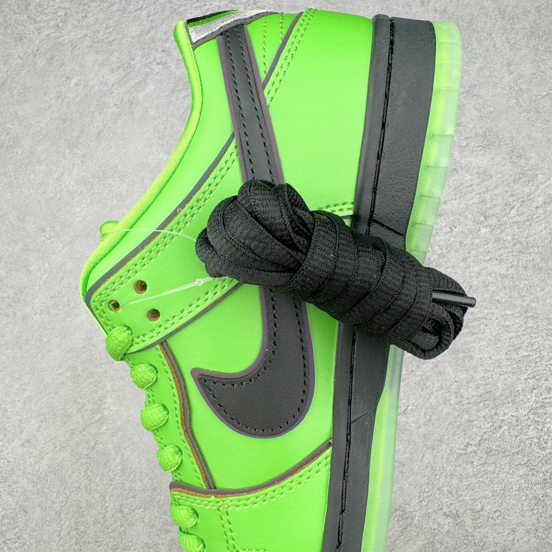  The Powerpuff Girls Dunk SB Low  低筒 休闲鞋 板鞋 波鞋 男鞋 女鞋 波鞋  飞天小女警联名 绿色 FD8319-300