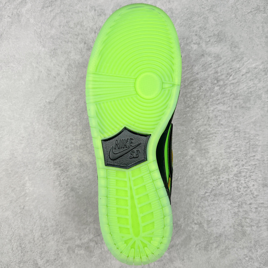  The Powerpuff Girls Dunk SB Low  低筒 休闲鞋 板鞋 波鞋 男鞋 女鞋 波鞋  飞天小女警联名 绿色 FD8319-300