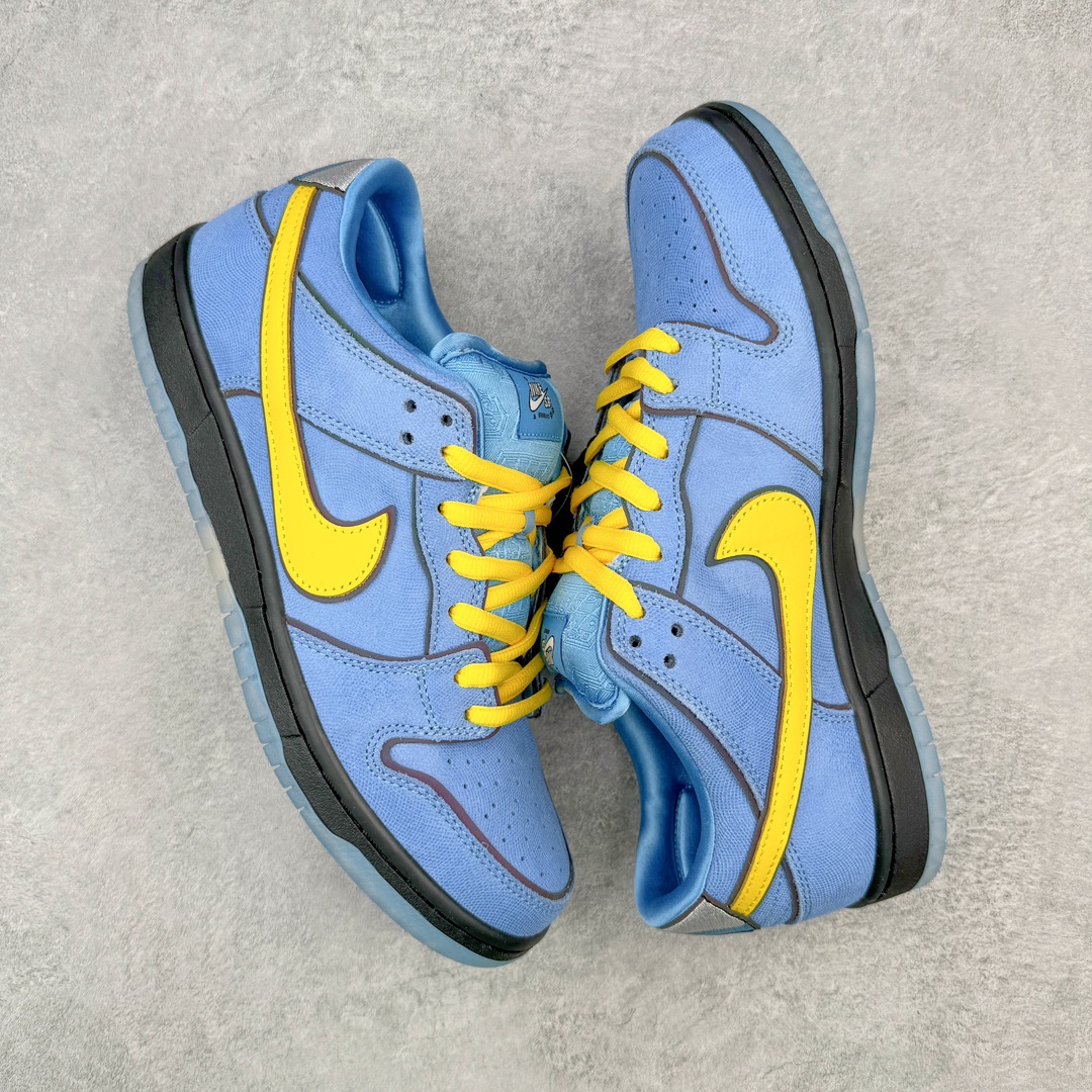  The Powerpuff Girls Dunk SB Low  低筒 休闲鞋 板鞋 波鞋 男鞋 女鞋 波鞋  飞天小女警联名 蓝色 FD8320-400