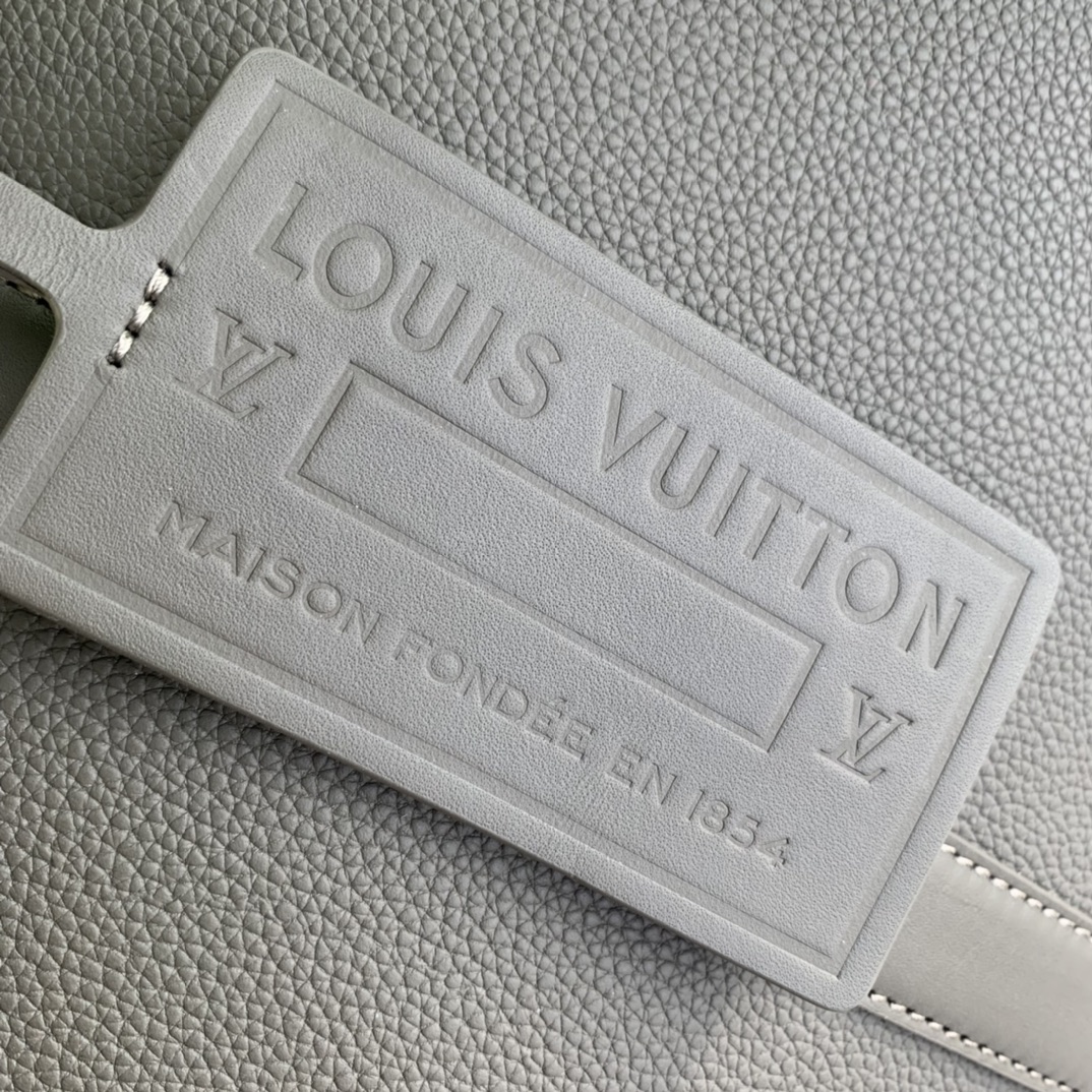  原厂皮 LOUIS VUITTON LV keepall 50  可调节 旅行包 手提包 单肩包 斜挎包  黑色 蓝色 米黄 灰绿 M21420 M22609 