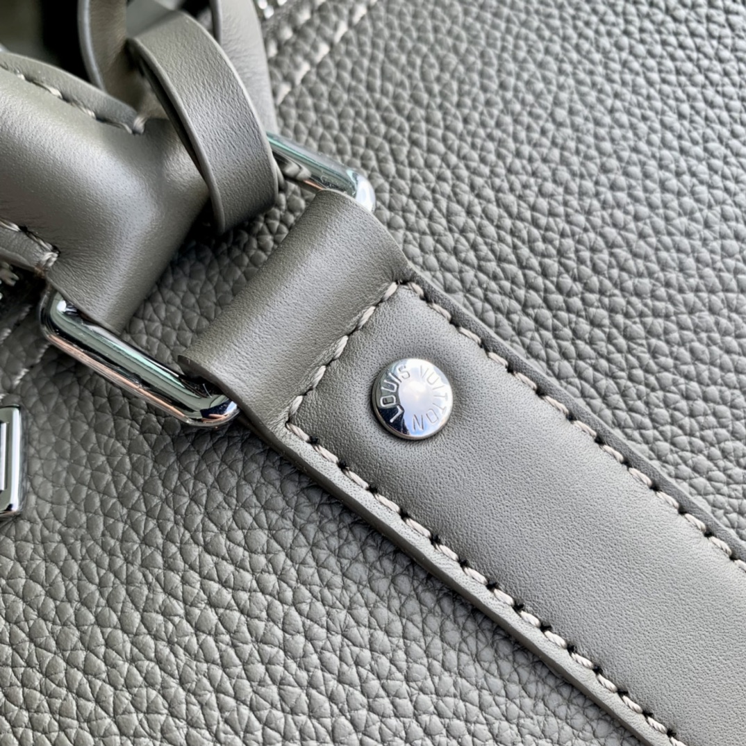  原厂皮 LOUIS VUITTON LV keepall 50  可调节 旅行包 手提包 单肩包 斜挎包  黑色 蓝色 米黄 灰绿 M21420 M22609 