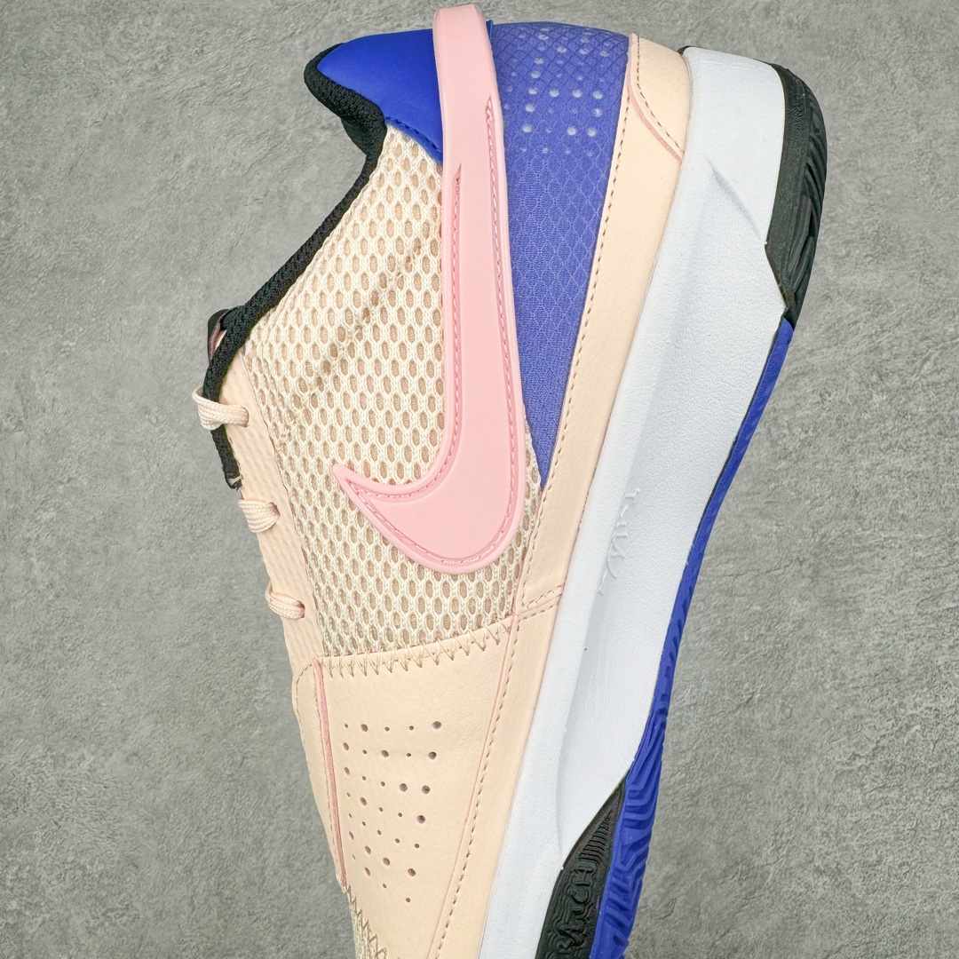  滅世 莫兰特 1代  Nike Zoom JA1 低筒 前後氣墊 耐磨透氣 實戰籃球鞋 波鞋 球鞋 男鞋 波鞋 青蜂侠 粉蓝 DX2294-802