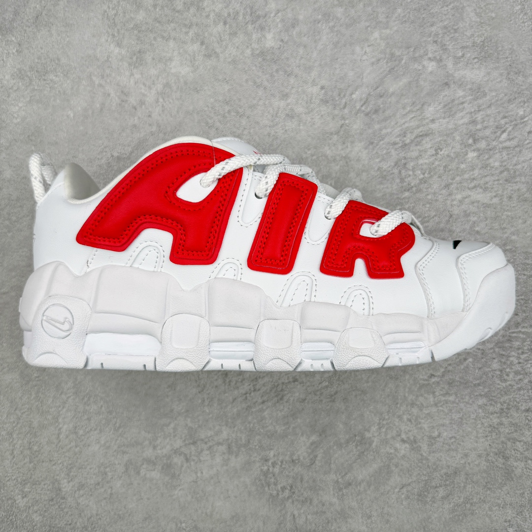 AMBUSH Nike Air More Uptempo Low 皮蓬 大AIR  低筒 复古 篮球鞋 防滑耐磨 男鞋 女鞋  波鞋 白红