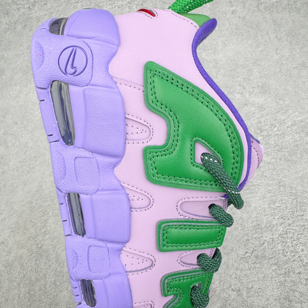  AMBUSH Nike Air More Uptempo Low 皮蓬 大AIR  低筒 复古 篮球鞋 防滑耐磨 男鞋 女鞋  波鞋 紫绿色  FB1299-500