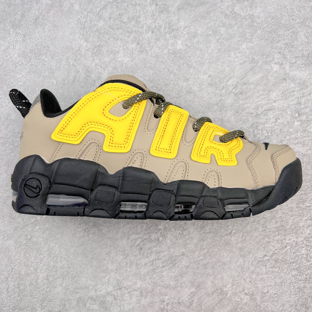  AMBUSH Nike Air More Uptempo Low 皮蓬 大AIR  低筒 复古 篮球鞋 防滑耐磨 男鞋 女鞋  波鞋 棕褐色 FB1299-200