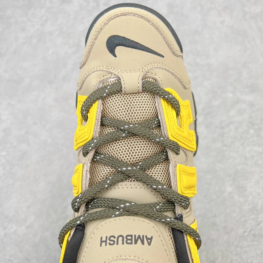  AMBUSH Nike Air More Uptempo Low 皮蓬 大AIR  低筒 复古 篮球鞋 防滑耐磨 男鞋 女鞋  波鞋 棕褐色 FB1299-200