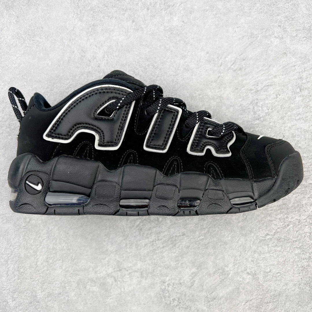  AMBUSH Nike Air More Uptempo Low 皮蓬 大AIR  低筒 复古 篮球鞋 防滑耐磨 男鞋 女鞋  波鞋 黑色 FB1299-200 