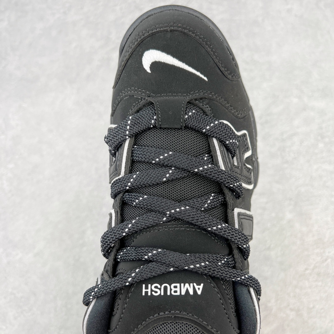  AMBUSH Nike Air More Uptempo Low 皮蓬 大AIR  低筒 复古 篮球鞋 防滑耐磨 男鞋 女鞋  波鞋 黑色 FB1299-200 