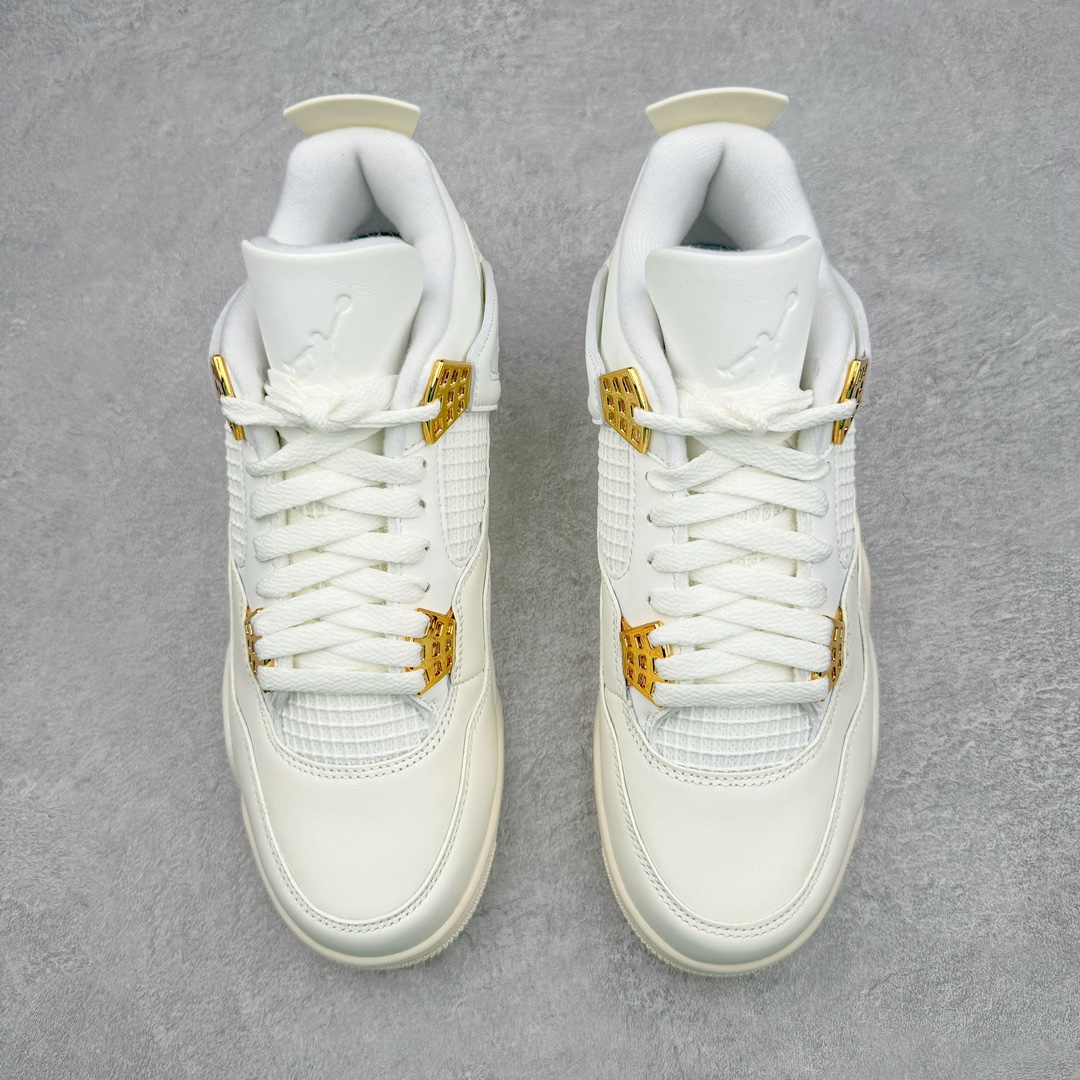 Air Jordan 4 AJ4 Retro  低筒 男鞋 女鞋 籃球鞋 板鞋 波鞋 盐白金属扣 AQ9129-170