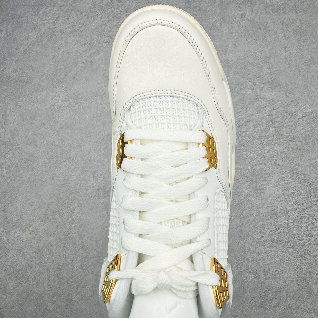 Air Jordan 4 AJ4 Retro  低筒 男鞋 女鞋 籃球鞋 板鞋 波鞋 盐白金属扣 AQ9129-170