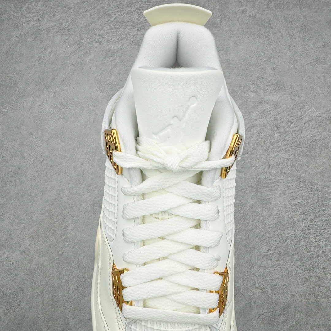 Air Jordan 4 AJ4 Retro  低筒 男鞋 女鞋 籃球鞋 板鞋 波鞋 盐白金属扣 AQ9129-170