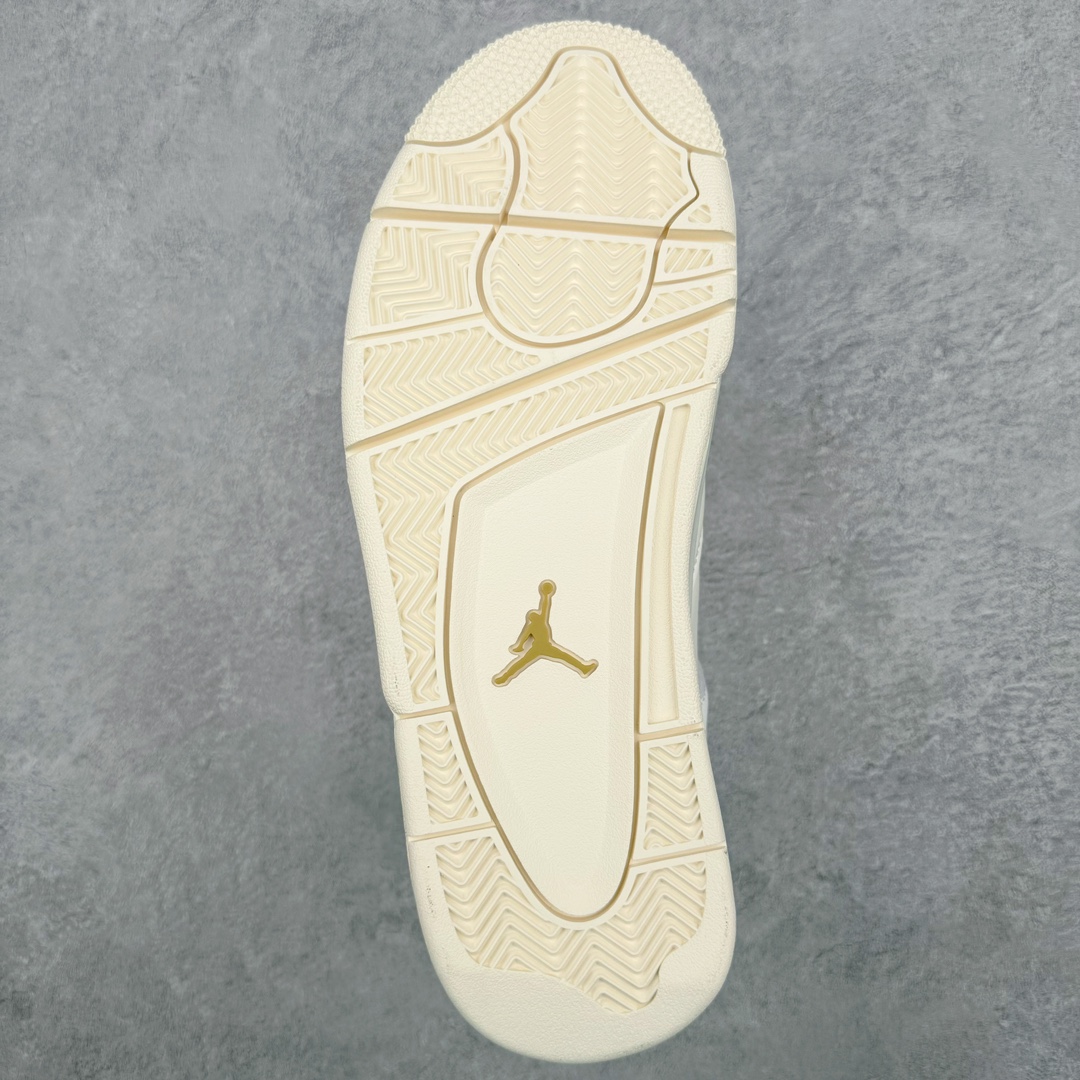 Air Jordan 4 AJ4 Retro  低筒 男鞋 女鞋 籃球鞋 板鞋 波鞋 盐白金属扣 AQ9129-170