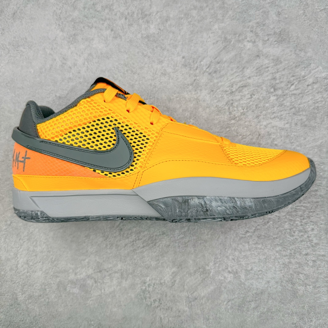  滅世 莫兰特 1代  Nike Zoom JA1 低筒 前後氣墊 耐磨透氣 實戰籃球鞋 波鞋 球鞋 男鞋 波鞋 青蜂侠 激光橙 FV1282-800