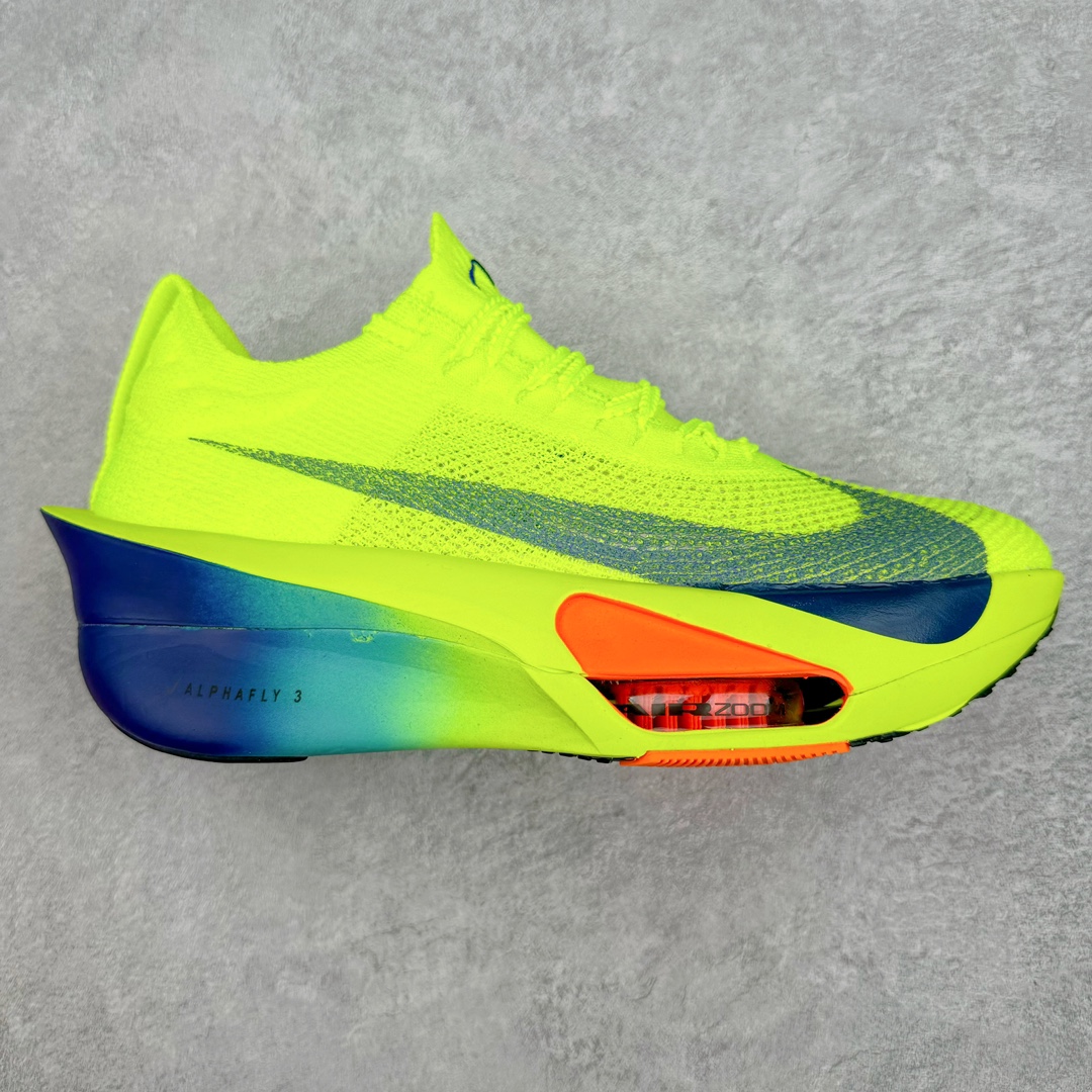  Air Zoom Alphafly NEXT% 3   低筒 减震防滑 气垫运动鞋 跑步鞋 男鞋 女鞋 波鞋 荧光绿 ZD3555-600 