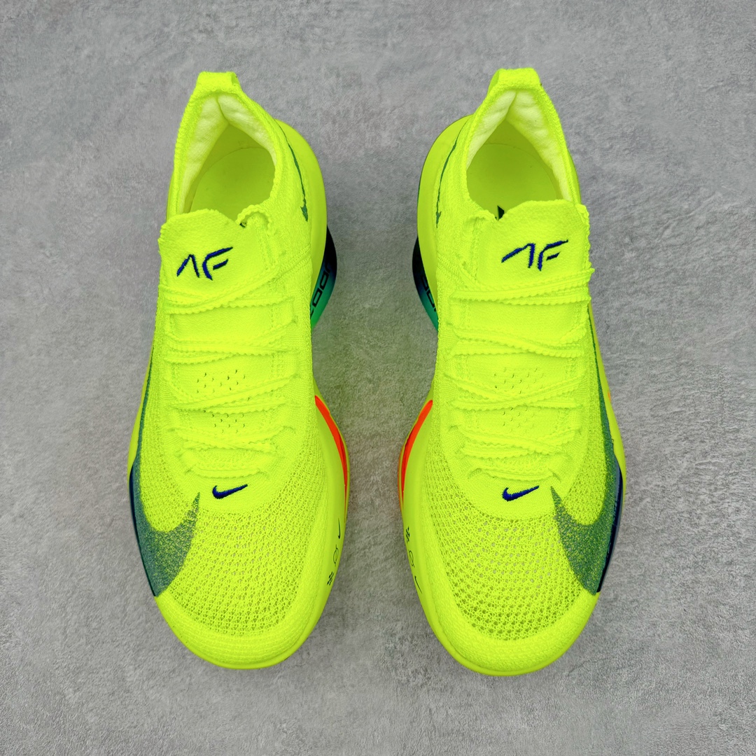  Air Zoom Alphafly NEXT% 3   低筒 减震防滑 气垫运动鞋 跑步鞋 男鞋 女鞋 波鞋 荧光绿 ZD3555-600 