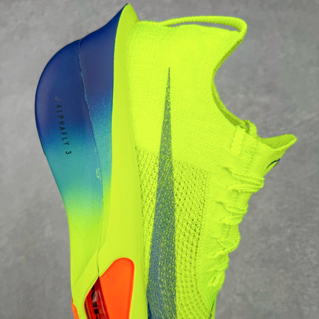  Air Zoom Alphafly NEXT% 3   低筒 减震防滑 气垫运动鞋 跑步鞋 男鞋 女鞋 波鞋 荧光绿 ZD3555-600 