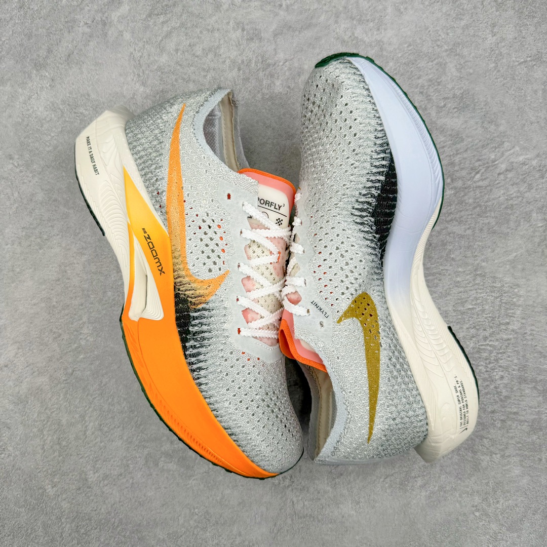 TOP ZoomX Vaporfly Next% 3 Orange Neon  破2 三代  全碳板  低筒 减震防滑 运动鞋 跑步鞋 男鞋 女鞋 波鞋  灰橙 FV3633-081