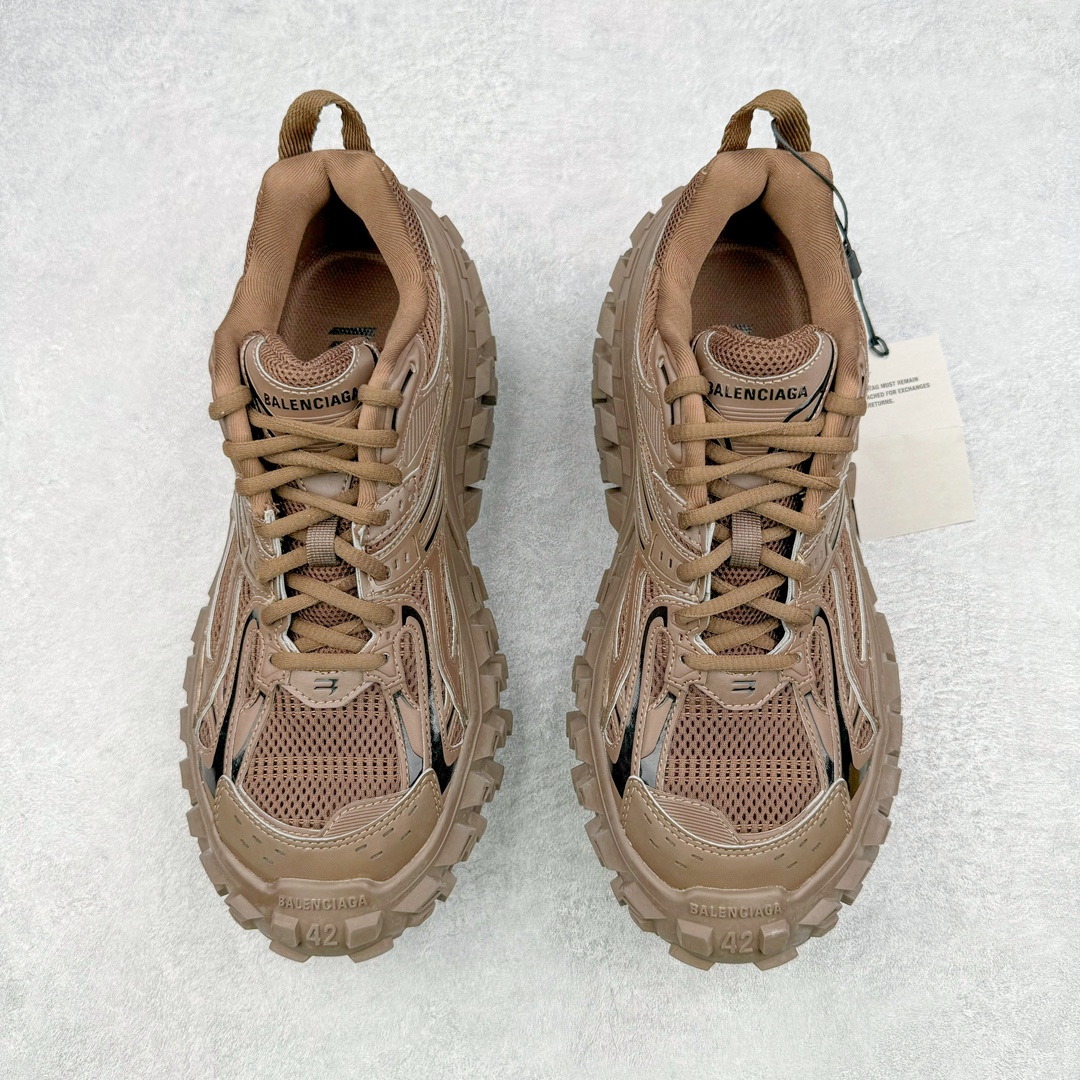  Balenciaga 巴黎世家 Defender 时尚 复古做旧 轮胎鞋 老爹鞋 男鞋 女鞋 棕色 685613W2RAL2010
