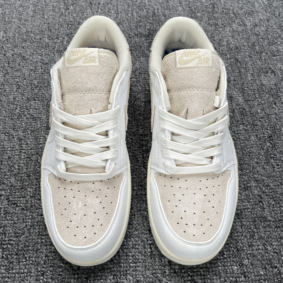 Chris Paul   Air Jordan 1  AJ1 Low OG " Give Them Flowers  低筒 板鞋 休闲鞋 男鞋 波鞋 浮雕白灰 FZ0455-200 