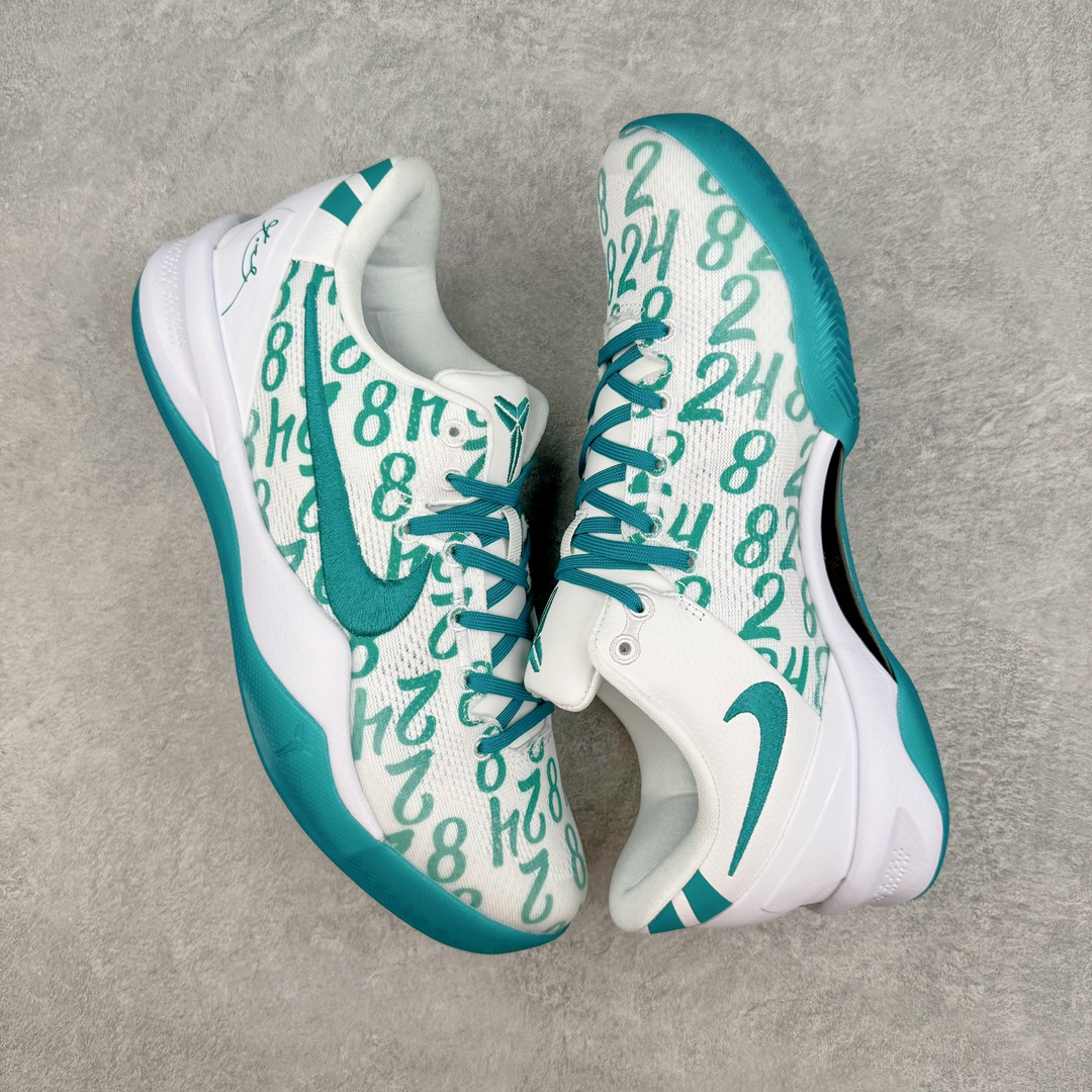  s2外贸 Kobe8 Protro  Radiant Emerald 科比8 低筒 React鞋墊 籃球鞋 實戰鞋 球鞋 男鞋 数字 绿色 FQ3549-101
