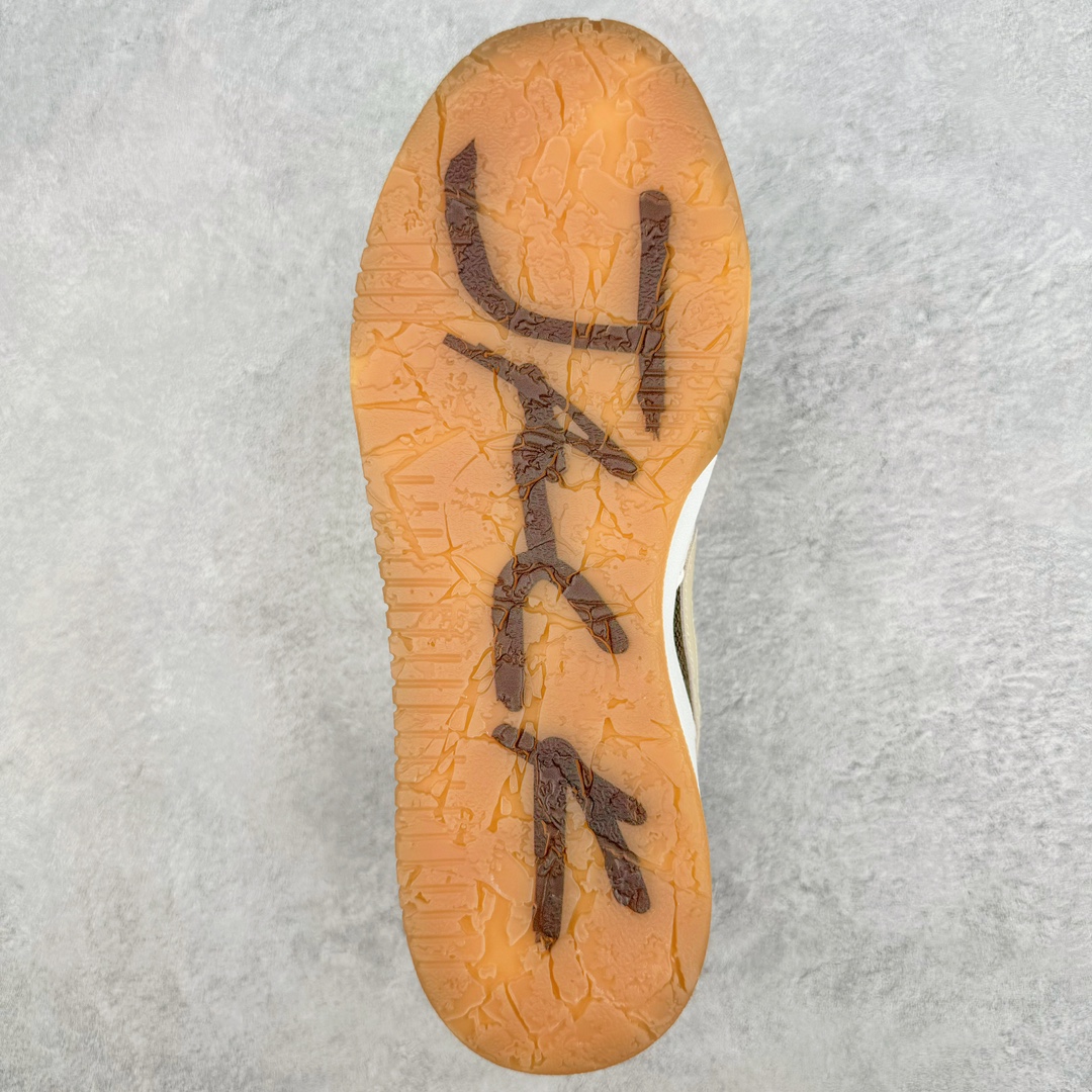 Travis Scott x Jordan AJ Cut The Check   倒钩 联名 魔术贴  板鞋 休闲鞋 防滑耐磨 运动鞋 男鞋 波鞋  白棕黑 FZ8117-100