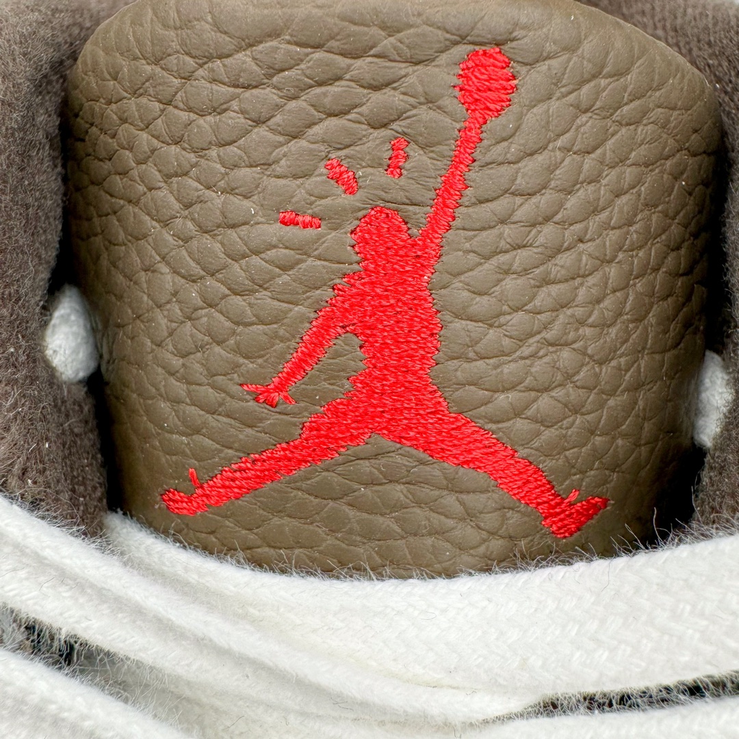 Travis Scott x Jordan AJ Cut The Check   倒钩 联名 魔术贴  板鞋 休闲鞋 防滑耐磨 运动鞋 男鞋 波鞋  白棕黑 FZ8117-100