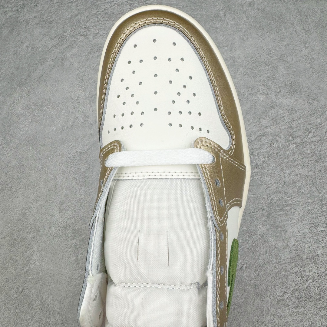  Air Jordan AJ1 Low OG "Year of the Dragon" CNY 女款 低筒  板鞋 篮球鞋  波鞋  龙年限定 金绿 FQ6593-100