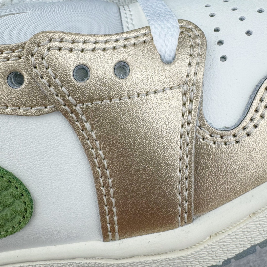  Air Jordan AJ1 Low OG "Year of the Dragon" CNY 女款 低筒  板鞋 篮球鞋  波鞋  龙年限定 金绿 FQ6593-100